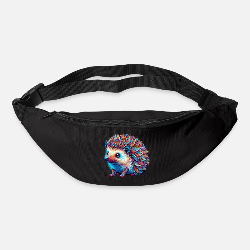 Hérisson - Sac banane - noir