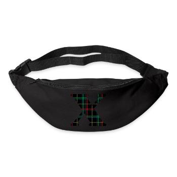 Monogram x Scottish tartan - Bum bag - black - Front