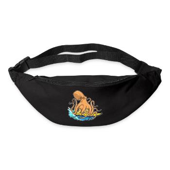 Octopus Planche de surf Été - Sac banane - noir - Devant