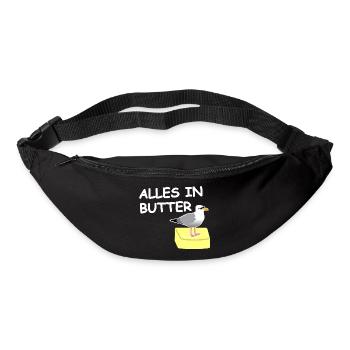 Alles in Butter Möwe - Gürteltasche - Schwarz - Vorne