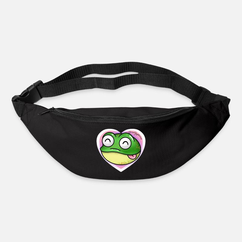 Frosch - Gürteltasche - Schwarz