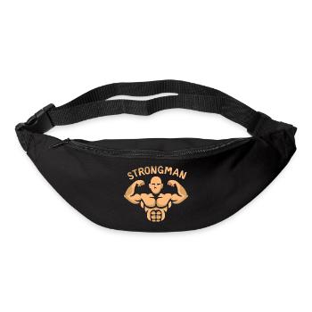 Strongman Bodybuilder – Strength & Muscle Power - Bum bag - black - Front