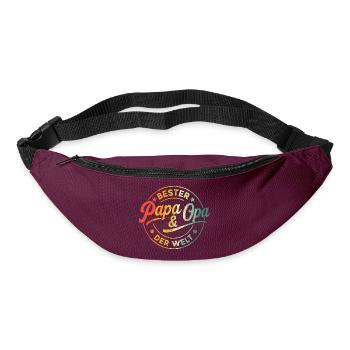 Opa Vatertagsgeschenk Ideen Papa Daddy Vatertag - Gürteltasche - Burgunderrot - Vorne
