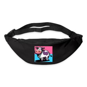 cow - Bum bag - black - Front