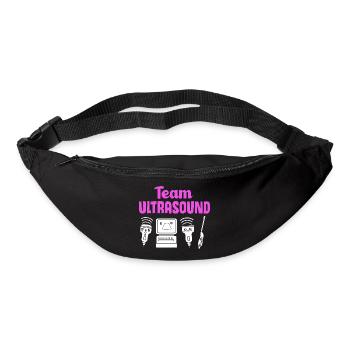 Technicien ultrasonique Technicien ultrasonore - Sac banane - noir - Devant