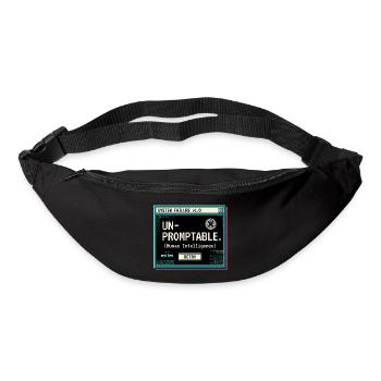 Unpromtable - Gürteltasche - Schwarz - Vorne