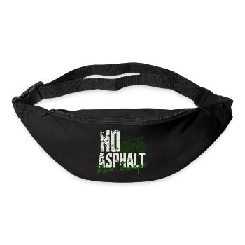 No Asphalt Pure Escape - Gürteltasche - Schwarz - Vorne