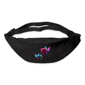 2 blackberries,blackberry,blue,pop-art,blue,painting, - Bum bag - black - Front
