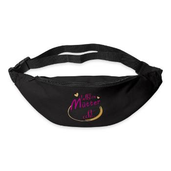 Tollste Mutter Mama Mütter Valentinstag - Gürteltasche - Schwarz - Vorne