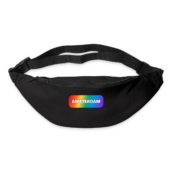 AMSTERDAM PRIDE RAINBOW - Bum bag - black - Front
