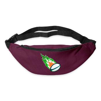 Fireball Rugby Ireland - Bum bag - burgundy - Front