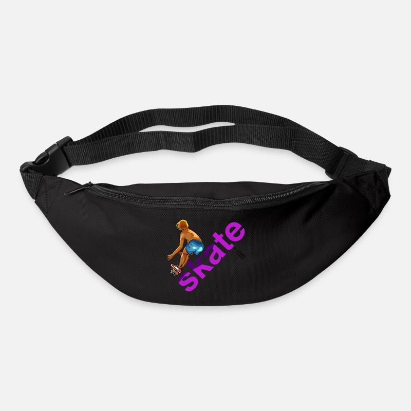skate_80 - Sac banane - noir