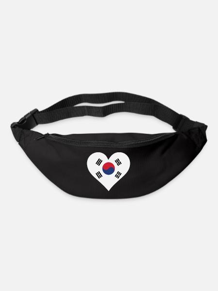 I Love South Korea - Bum bag - black