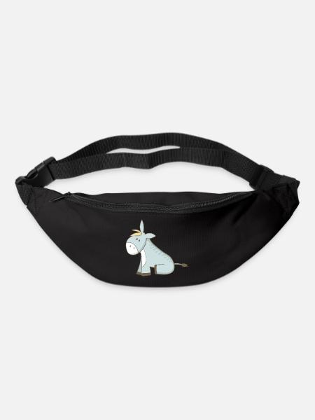 Esel - Gürteltasche - Schwarz