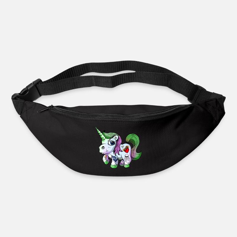 Unicorn tattoo - Bum bag - black