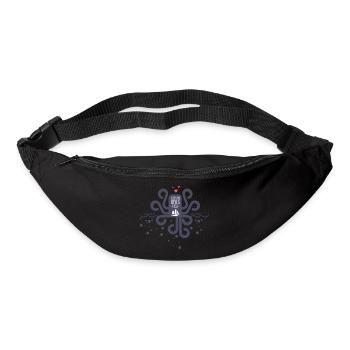 LOVE BOATS - Kraken Octopus Tintenfisch Shirt - Bum bag - black - Front