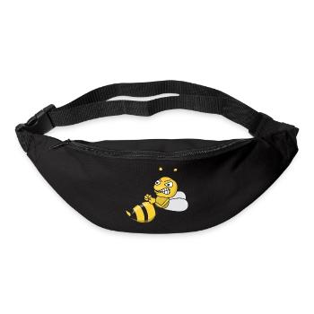Drôle d'abeilles frelons insectes - Sac banane - noir - Devant