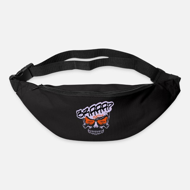 Braaap BIG Skull - Gürteltasche - Schwarz