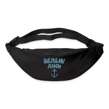 Berlin Ahoi Anker Vintage Hell - Gürteltasche - Schwarz - Vorne