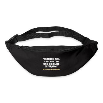 Pflegerin Intensivstation Krankenschwester Spruch - Gürteltasche - Schwarz - Vorne