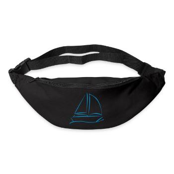 sailboat - Bum bag - black - Front