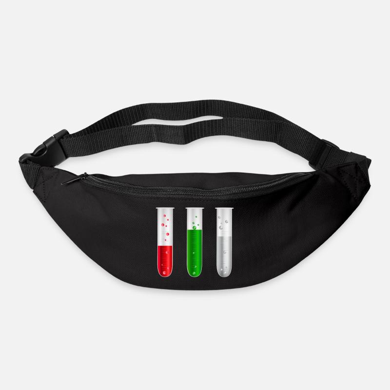 Augsburg Blend - Red Green White - Bum bag - black