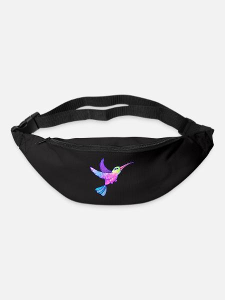 Hummingbird Bird Cute Animals - Bum bag - black