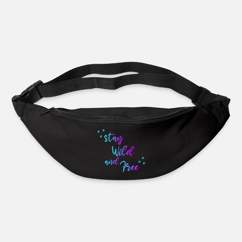WILD FREE GRADIENT BLUE PURPLE - Gürteltasche - Schwarz