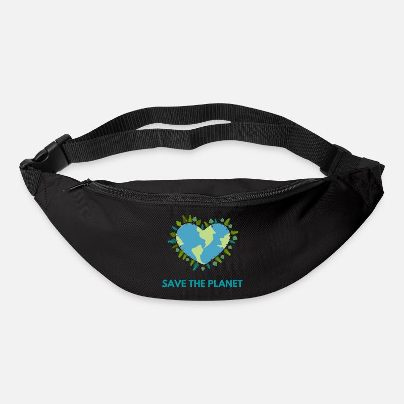 Save The Planet ! - Sac banane - noir