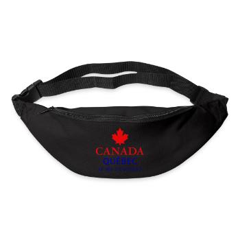 Kanada Quebec Maple Leaf Ahornblatt I love Canada - Gürteltasche - Schwarz - Vorne