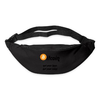 Bitcoin - Bum bag - black - Front