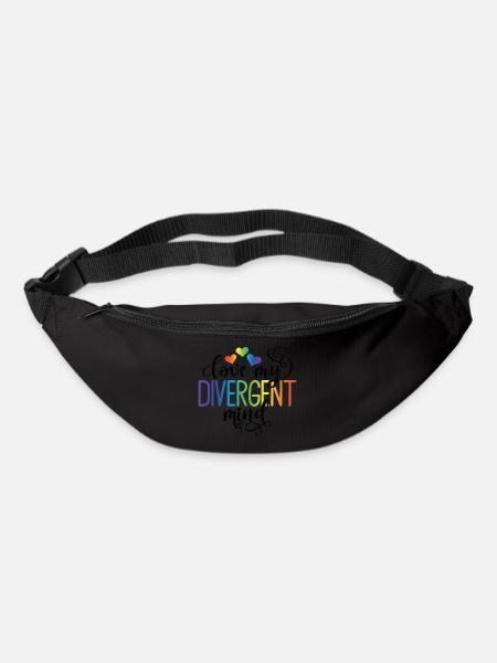 Neurodiversité - Sac banane - noir