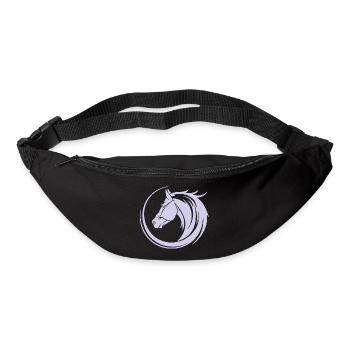 Cheval Tête d’équitation Équitation Sport équestre Cavalier Tribal - Sac banane - noir - Devant