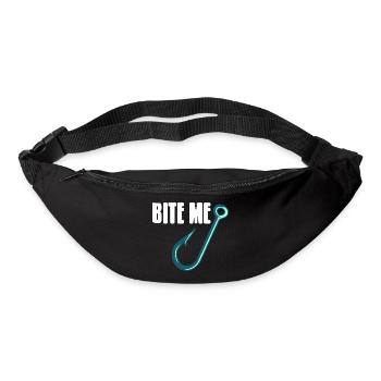 Me Vintage Awesome Angler Designs T-Shirt - Sac banane - noir - Devant