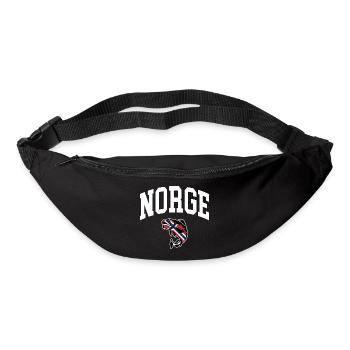 Norvège - Sac banane - noir - Devant