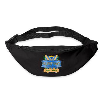 Hawaii, Surfing, Sunset Beach - Bum bag - black - Front