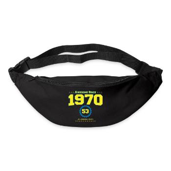 Awesome 1970 Shirt für Männer Frauen 53 Jahre alt 53. - Gürteltasche - Schwarz - Vorne