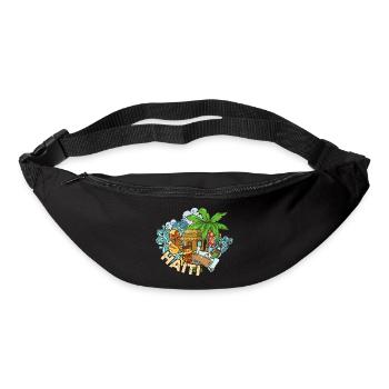 Haiti Haitian Palm Paradise I Gift - Bum bag - black - Front