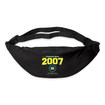 Awesome 2007 Shirt for Men Women 16 Year Old 16th - Bum bag - black - Front