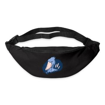 Bec-de-chaussure Ornithologue Forêt I Cadeau - Sac banane - noir - Devant