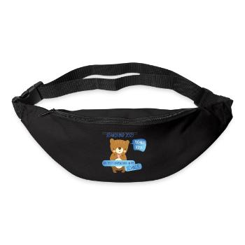 Tschüß Kita - Schulkind - Gürteltasche - Schwarz - Vorne