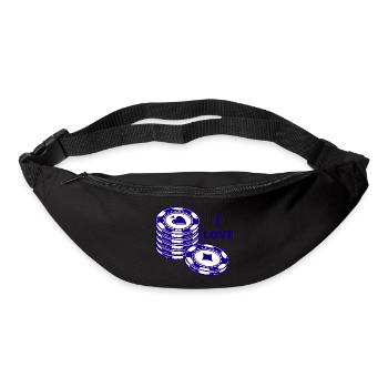 Boardgame Chess Backgammon Game Night - Bum bag - black - Front