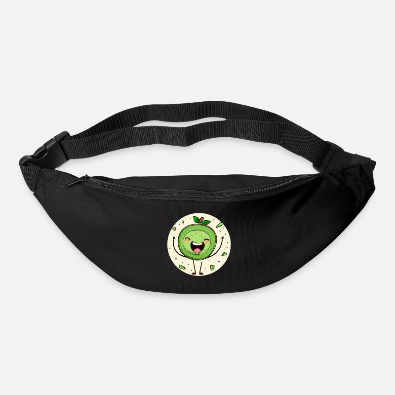 Fröhliche Kiwi - Gürteltasche - Schwarz