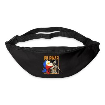 Philippines drapeau philippin fierté je cadeau - Sac banane - noir - Devant