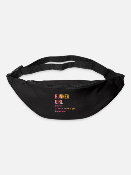 Läufer, Läufer, Läufer, Läufer - Gürteltasche - Schwarz