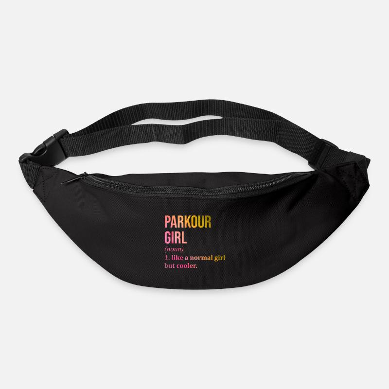 Parkour - Sac banane - noir