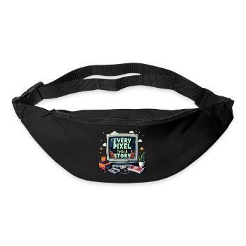 Chaque pixel raconte une histoire - Retro Gaming - Sac banane - noir - Devant