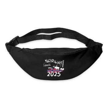 Norway 2025 Cod with mountains and moose fishing - Bum bag - black - Front