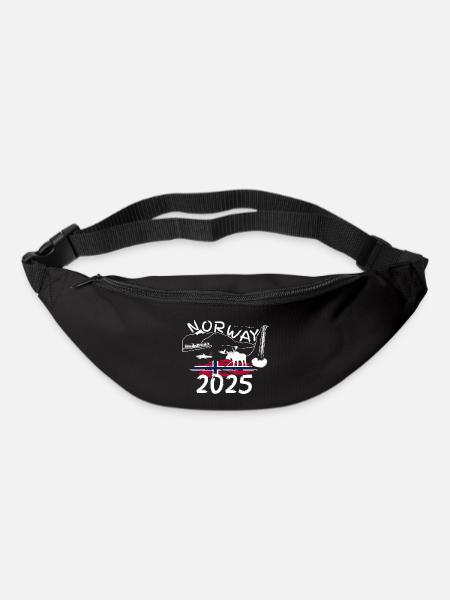 Norway 2025 Mackerel with Mountains and Moose Fishing - Bum bag - black