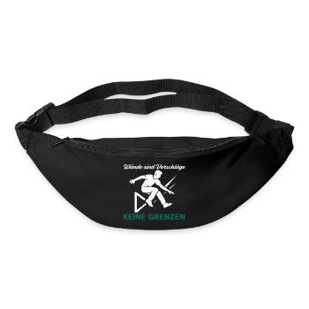 Parkour Jump - Dynamic Urban Design - Bum bag - black - Front